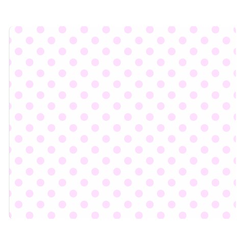 Polka Dots 50 x40  Blanket Front