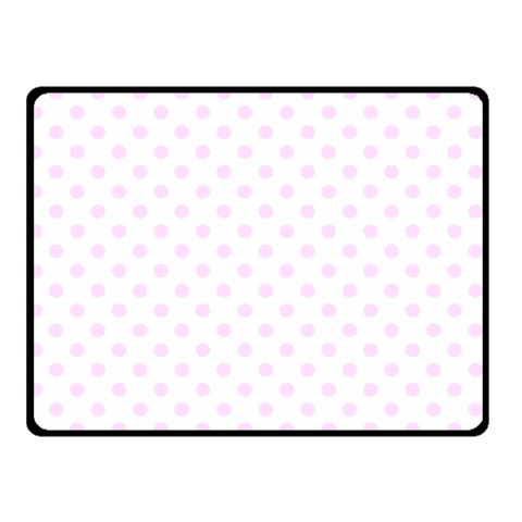Polka Dots 45 x34  Blanket Front