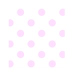 Polka Dots - Pale Thistle Violet on White Greeting Card 4.5  x 6 