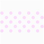 Polka Dots - Pale Thistle Violet on White 4  x 8  Photo Cards