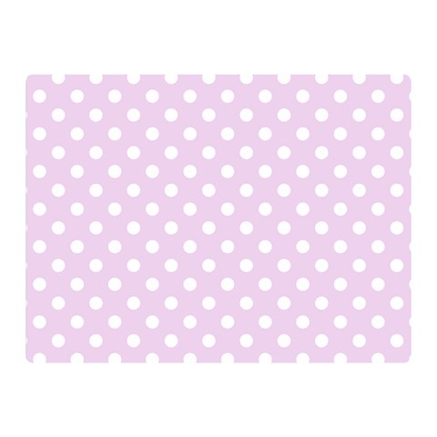 Polka Dots 35 x27  Blanket Front