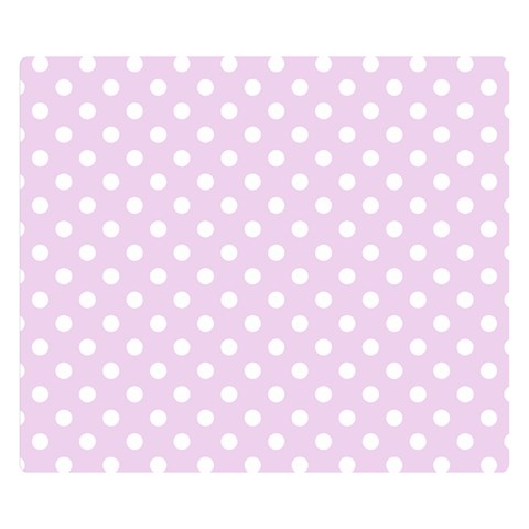 Polka Dots 50 x40  Blanket Back
