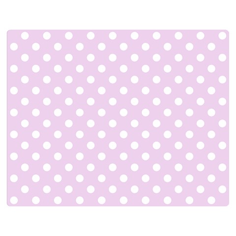Polka Dots 60 x50  Blanket Back