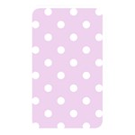 Polka Dots - White on Thistle Violet Memory Card Reader (Rectangular)