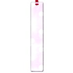 Polka Dots - White on Thistle Violet Large Book Mark