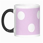 Polka Dots - White on Thistle Violet Morph Mug