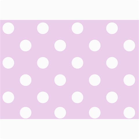 Polka Dots 7 x5  Photo Card - 6