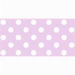 Polka Dots - White on Thistle Violet 4  x 8  Photo Cards