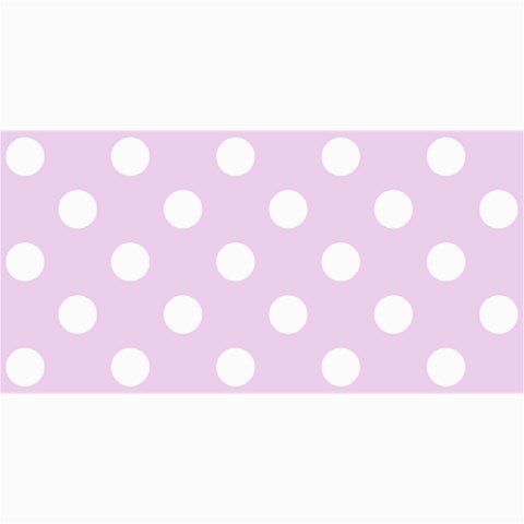 Polka Dots 8 x4  Photo Card - 2