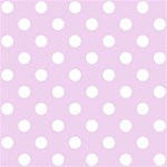 Polka Dots - White on Thistle Violet ScrapBook Page 12  x 12 