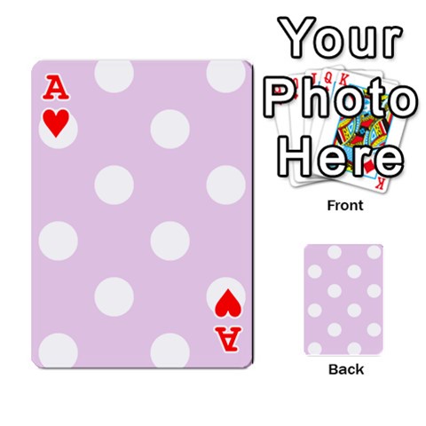 Ace Polka Dots Front - HeartA