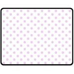 Polka Dots - Thistle Violet on White Fleece Blanket (Medium) (One Side)