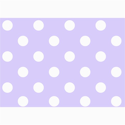 Polka Dots 7 x5  Photo Card - 1