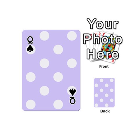 Queen Polka Dots Front - SpadeQ