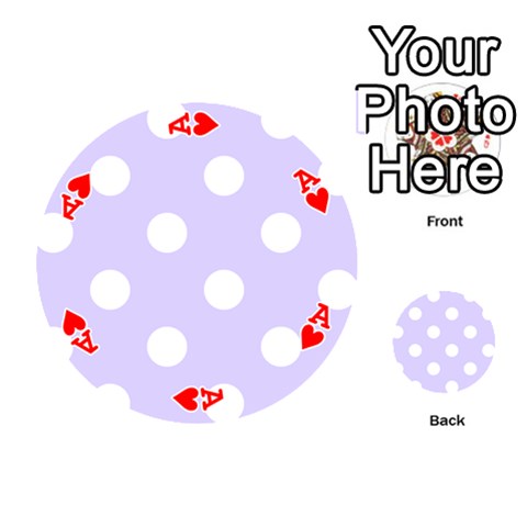 Ace Polka Dots Front - HeartA
