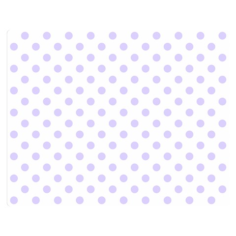 Polka Dots 60 x50  Blanket Front