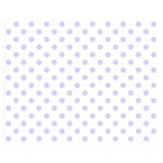 Polka Dots - Pale Lavender Violet on White Double Sided Flano Blanket (Medium)
