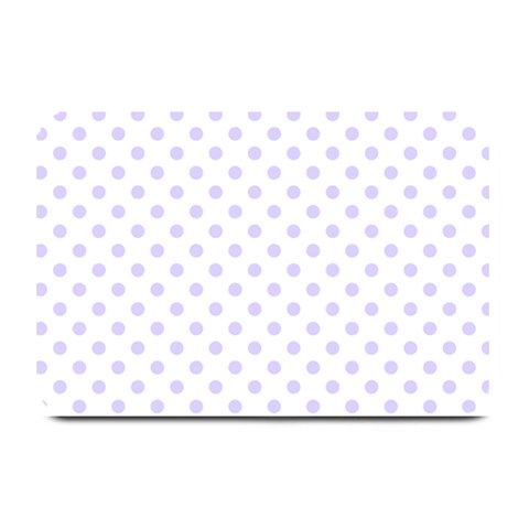 Polka Dots 18 x12  Plate Mat