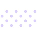 Polka Dots - Pale Lavender Violet on White YOU ARE INVITED 3D Greeting Card (8x4)