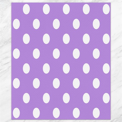 Polka Dots 8.15 x9.66  Canvas - 1