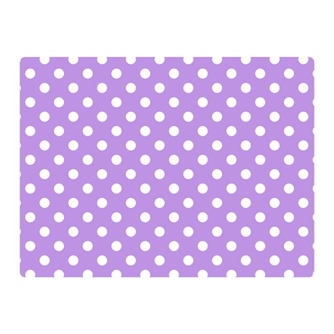 Polka Dots 35 x27  Blanket Front
