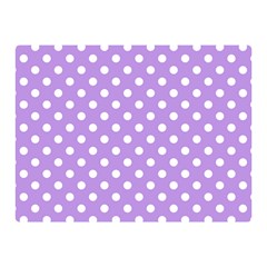 Polka Dots 35 x27  Blanket Back