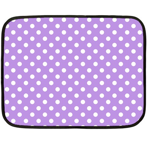 Polka Dots 35 x27  Blanket Back