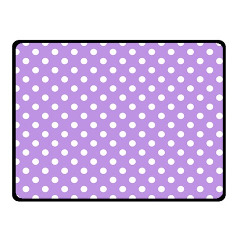 Polka Dots 45 x34  Blanket Back