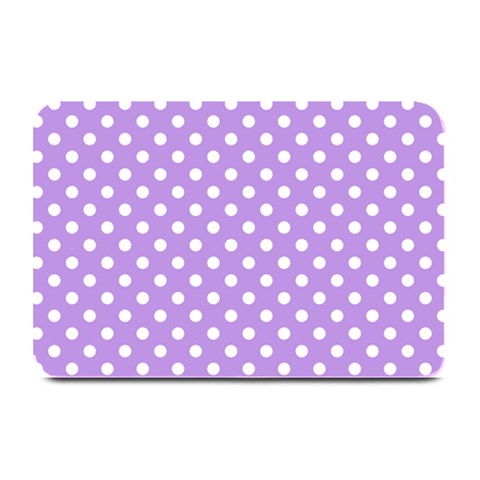 Polka Dots 18 x12  Plate Mat