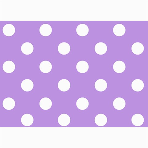 Polka Dots 7 x5  Photo Card - 1