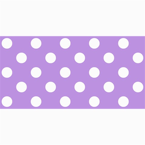 Polka Dots 8 x4  Photo Card - 1