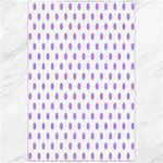 Polka Dots - Bright Lavender Violet on White Canvas 24  x 36 