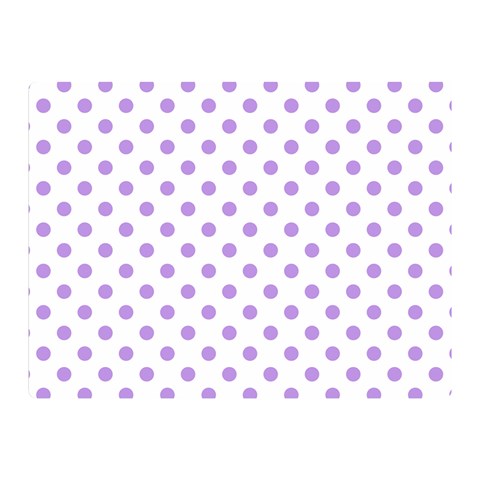 Polka Dots 35 x27  Blanket Back