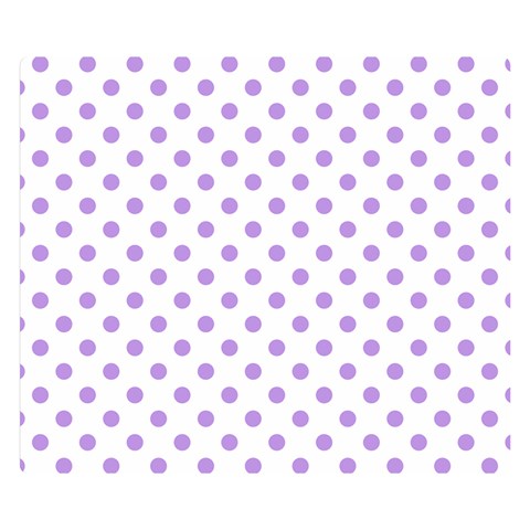 Polka Dots 50 x40  Blanket Front