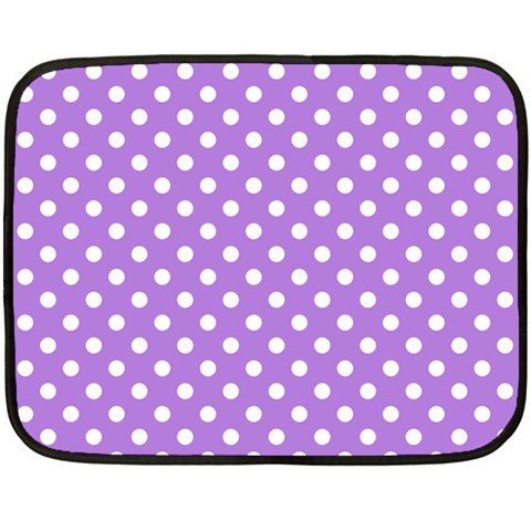 Polka Dots 35 x27  Blanket Front