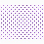 Polka Dots - Lavender Violet on White Collage 11  x 14 