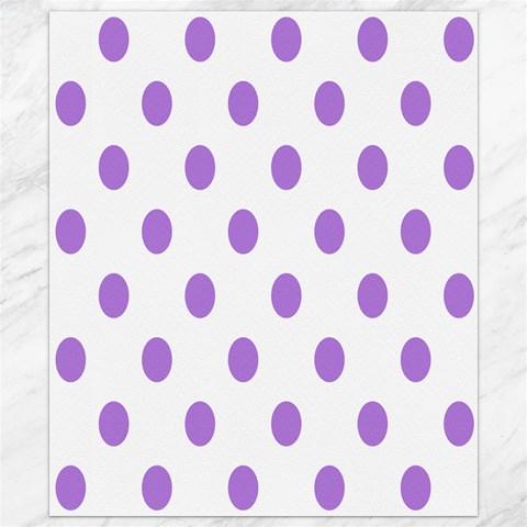 Polka Dots 8.15 x9.66  Canvas - 1