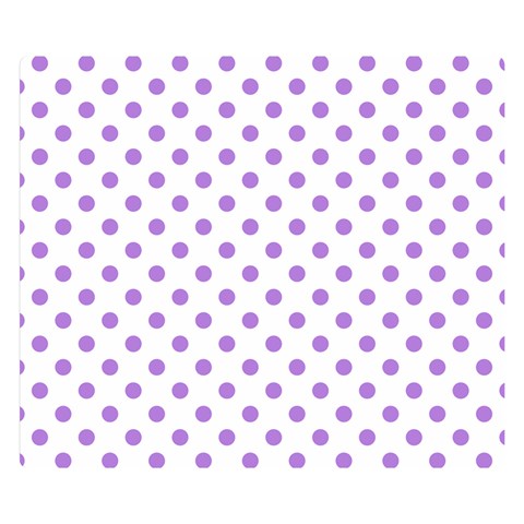Polka Dots 50 x40  Blanket Front