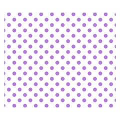 Polka Dots 50 x40  Blanket Back