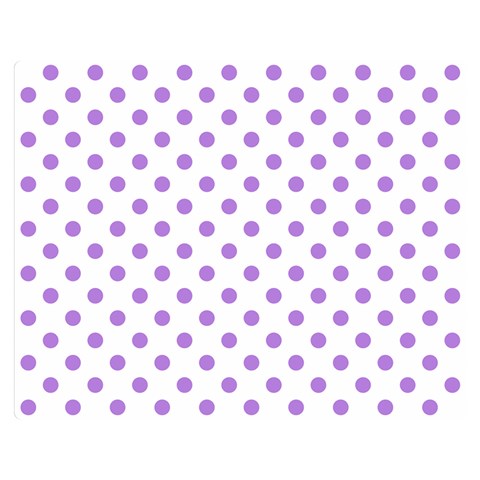 Polka Dots 60 x50  Blanket Front