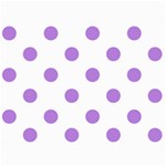 Polka Dots - Lavender Violet on White 5  x 7  Photo Cards