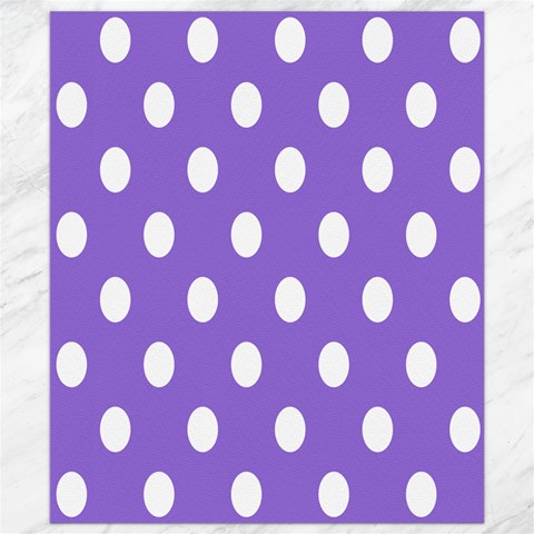 Polka Dots 8.15 x9.66  Canvas - 1