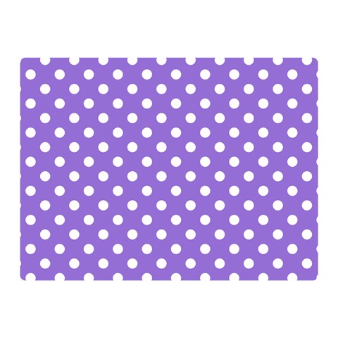 Polka Dots 35 x27  Blanket Back