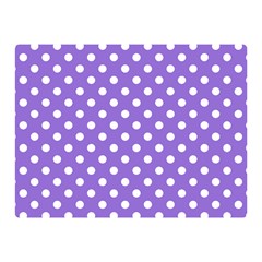 Polka Dots 35 x27  Blanket Back
