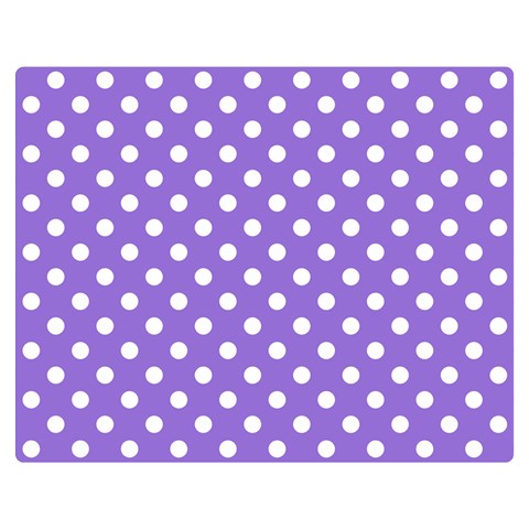 Polka Dots 60 x50  Blanket Front