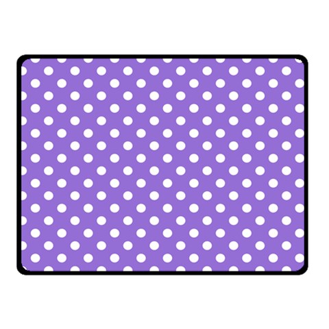 Polka Dots 45 x34  Blanket Back
