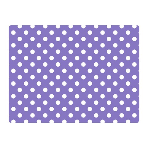 Polka Dots 35 x27  Blanket Back