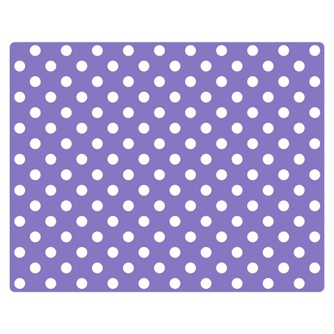 Polka Dots 60 x50  Blanket Back