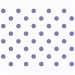 Polka Dots - Ube Violet on White Collage 8  x 10 