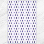 Polka Dots - Ube Violet on White Canvas 24  x 36 